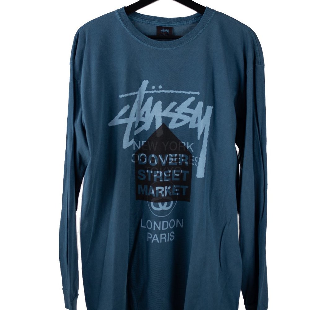 Stussy/Dover Street Market Long-Sleeve, Crew Neck T-shirt